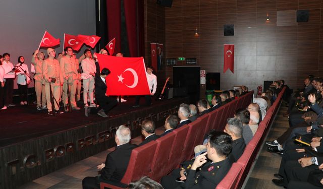 18 Mart Çanakkale Zaferi ve Şehitleri Anma Günü Bor'da Törenlerle Anıldı