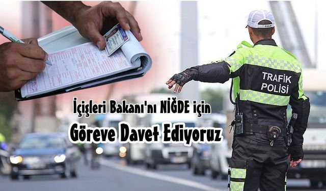 Niğde'de Park Halindeki Araçlara  Uygulanan Trafik Cezaları Büyük Tepki Çekiyor