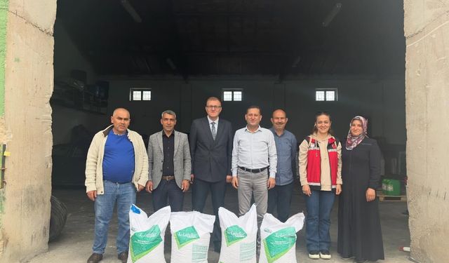 Bor’da Çiftçilere Kuru Fasulye Desteği
