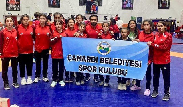 Çamardı’nın Genç Güreşçileri Türkiye Şampiyonası’nda Parladı