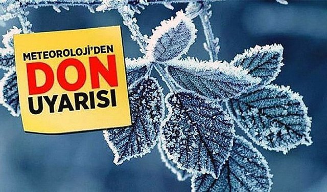 Zirai Don Uyarısı: Üreticilere Kritik Tedbir Çağrısı