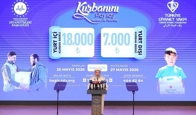 Diyanet Vekalet Yoluyla Kurban Bedelini Açıklandı