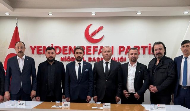 Niğde Esnaf Oda Başkanlarından Yeniden Refah Niğde İl Başkanlığına Ziyaret