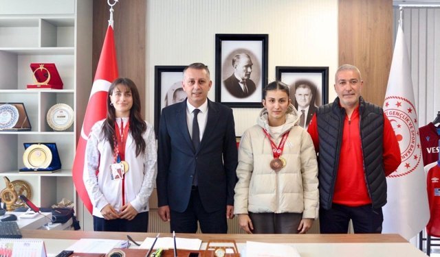 Milli Sporculardan İl Müdürü Yüksel Dorul'a Ziyaret