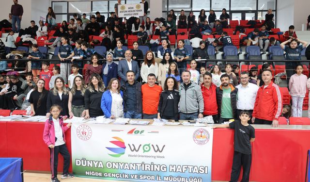 Dünya Oryantiring Haftası Niğde’de Etkinliklerle Kutlandı