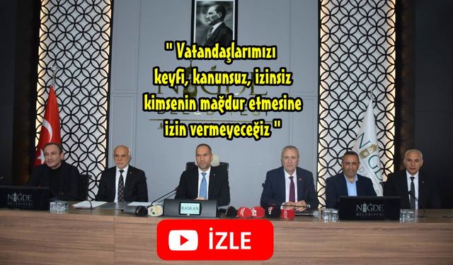Başkan Özdemir, :“Algı değil, zorunlu düzenleme”
