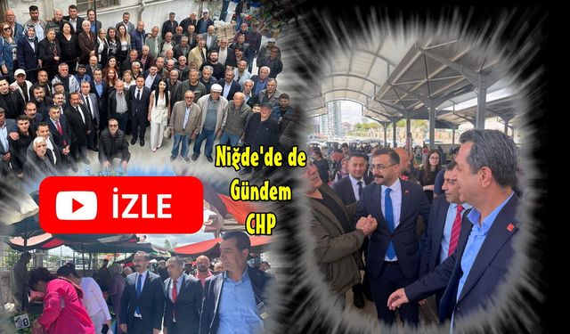 CHP Niğde'de Bayramlaşma; "Özgür Başkan, Özgür Gelecek" Sloganları