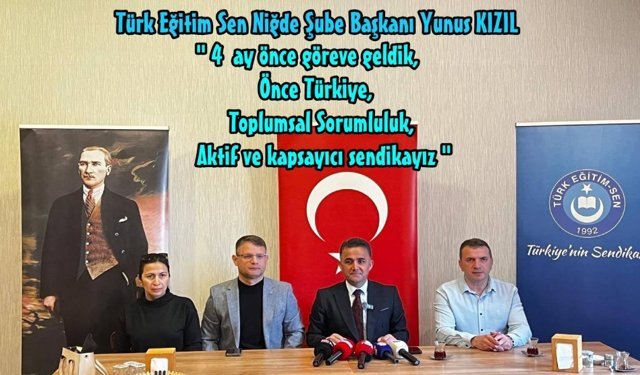 Niğde Türk Eğitim-Sen’den Basınla Güçlü İletişim Vurgusu