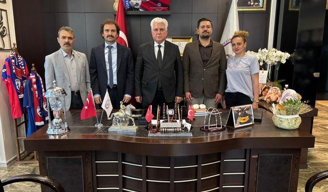 İYİ Parti yönetiminden NESOB’a hayırlı olsun ziyareti