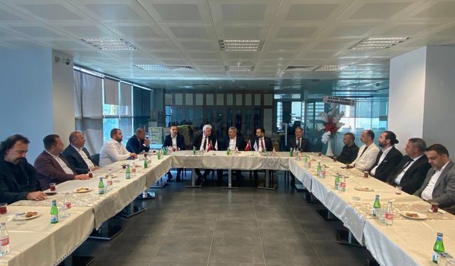 NESOB Başkanı Alim Yeşil’e Ak Parti’den Hayırlı Olsun Ziyareti