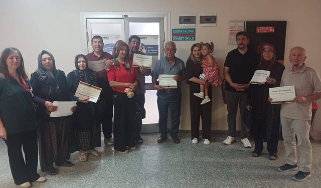 Bor Devlet Hastanesi’nde Diyabet Eğitimi Diploma Töreni Düzenlendi