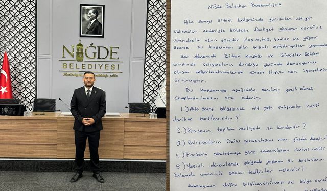 Ata Sanayi’de Çalışmalar Neden Durdu?” CHP’li Atila’dan Belediyeye  Soru Önergesi