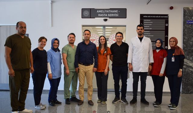 Niğde Ağız ve Diş Sağlığı Hastanesi’nde İlk Ameliyat Gerçekleştirildi