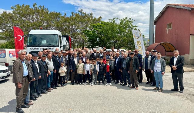Aktaş Kasabası’nda Yeni Araçlar Hizmete başladı