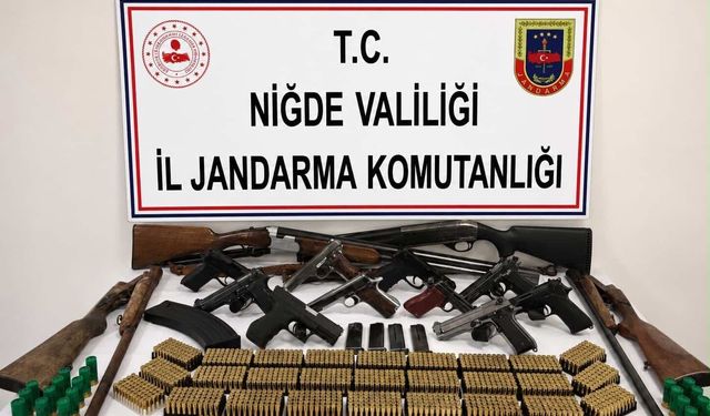 Niğde Merkezli Operasyonda Cephanelik Çıktı