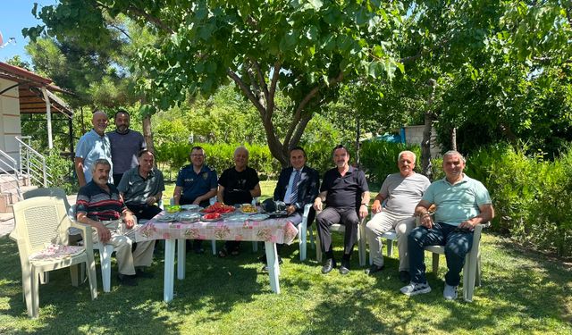 Bor Kaymakamı Görgülüaslan'dan Necmi Pişkin'e Geçmiş Olsun Ziyareti