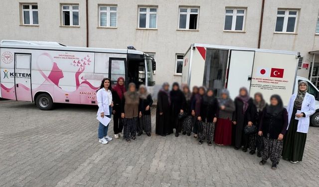 Gezici Kanser Tarama Ekibi Çamardı'da Hizmete Başladı
