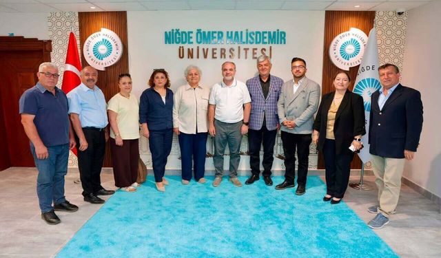 Niğde Kültür ve Yardımlaşma Derneği'nden Rektör Uslu'ya Ziyaret