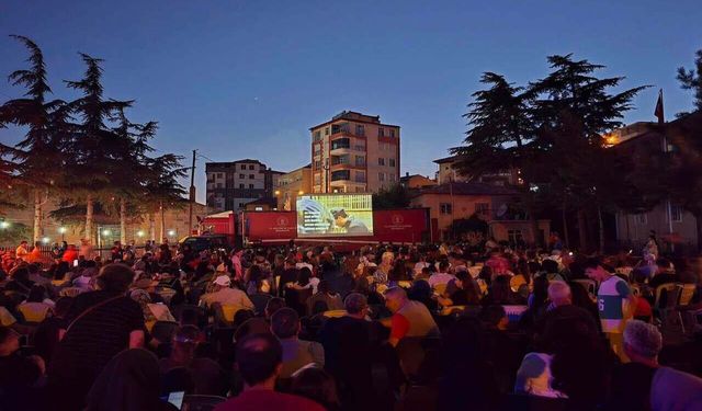 Ulukışla'da "Gezen Sinema" Etkinliği Yoğun İlgi Gördü