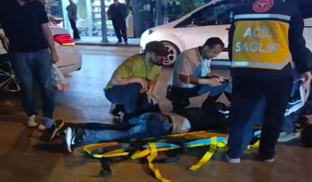 Motosiklet ile Otomobil Çarpıştı: 1 Yaralı