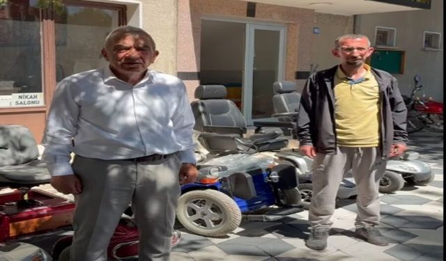 Bahçeli'de Engelli Bireylere Akülü Araç Desteği,