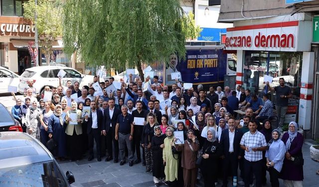 Ak Parti Niğde Teşkilatı Sahada: Teşekkür Belgeleri Üyelere Ulaştırılıyor