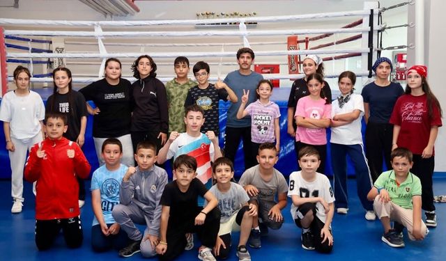 Yaz Spor Okullarında Boks Heyecanı