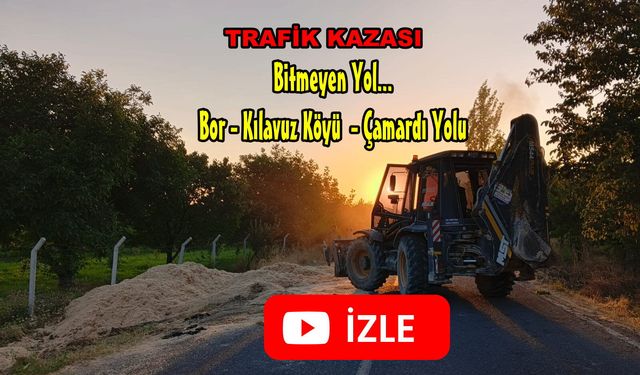 Bor - Çamardı Yolunda Trafik Kazası