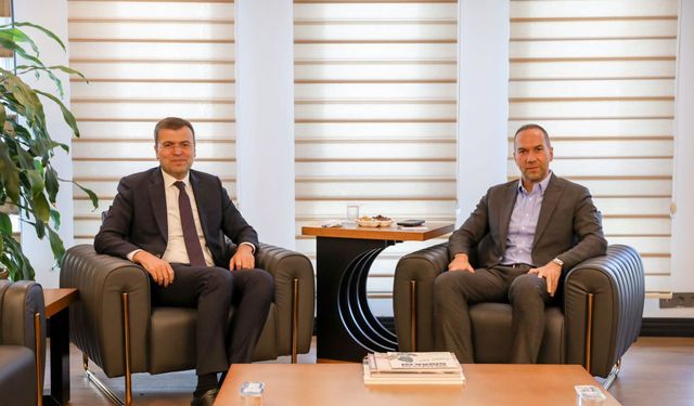 Vali Akmeşe’den Başkan Özdemir’e Ziyaret