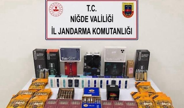 Niğde’de otoyol gişelerinde kaçakçılık operasyonu