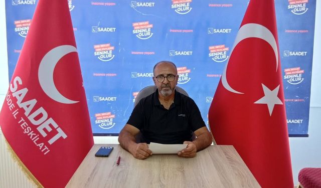 Saadet Partisi Niğde’den Eğitim Masraflarına Tepki