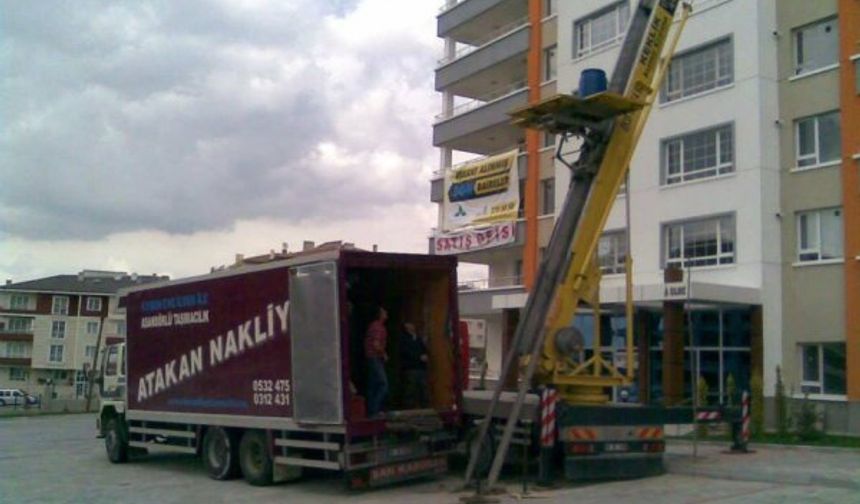 Ankara asansörlü evden eve Taşımacılık