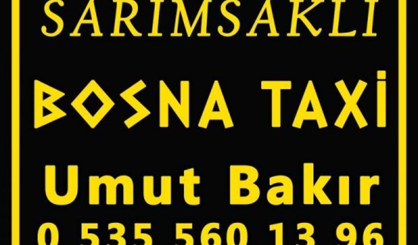 Sarımsaklı Bosna Taksi