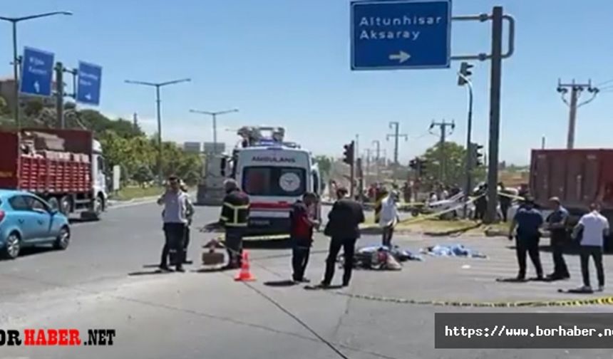 Bor Altunhisar Kavşağında Trafik Kazası:  2 Ölü