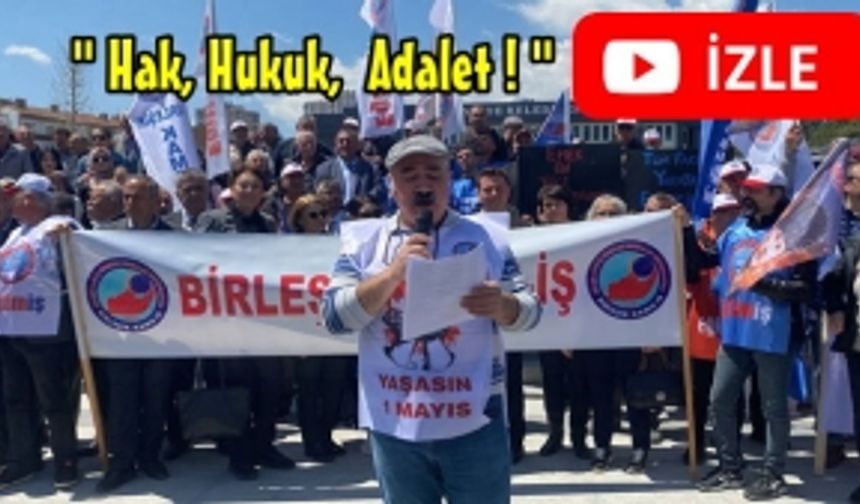 Niğde'de Eğitim - İş önderliğinde 1 Mayıs Kutlaması Yapıldı