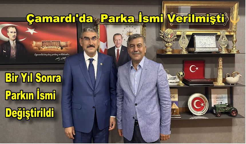 Çamardı Belediye Meclisinde Park ismi kararları