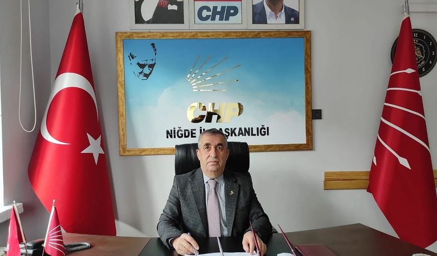 Niğde CHP’den Özgür Özel’e tam destek