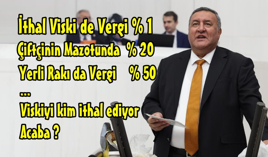 AKP Ülkeyi Viskici Yaptı... İthal Viski de Vergi % 1, Yerli ve Milli Rakı da % 50