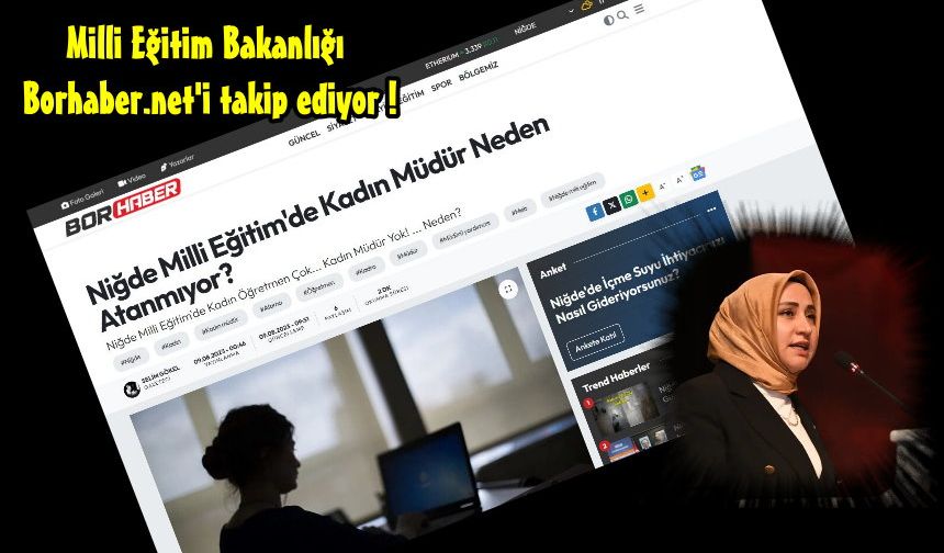 Milli Eğitim Bakanı Borhaber.net'i Takip Ediyor