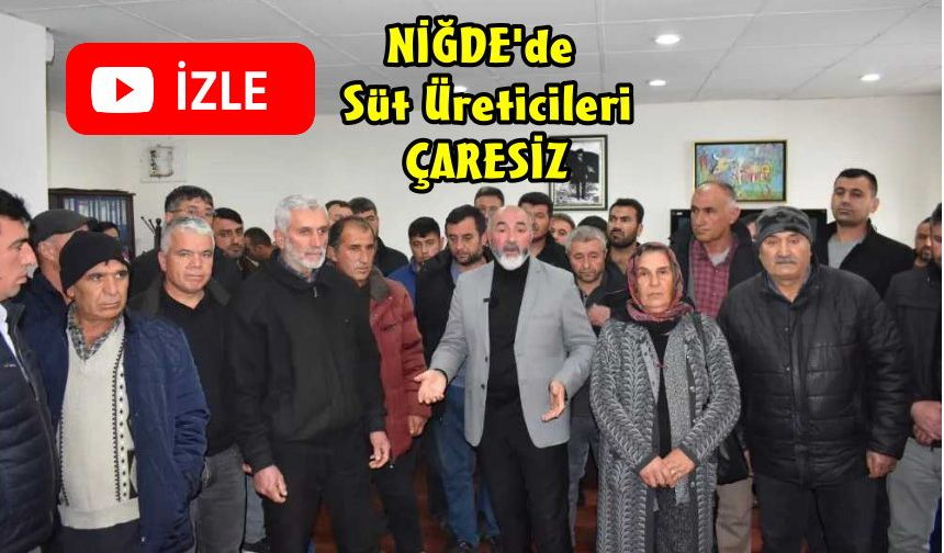 Niğdeli Süt Üreticileri İsyanda!...