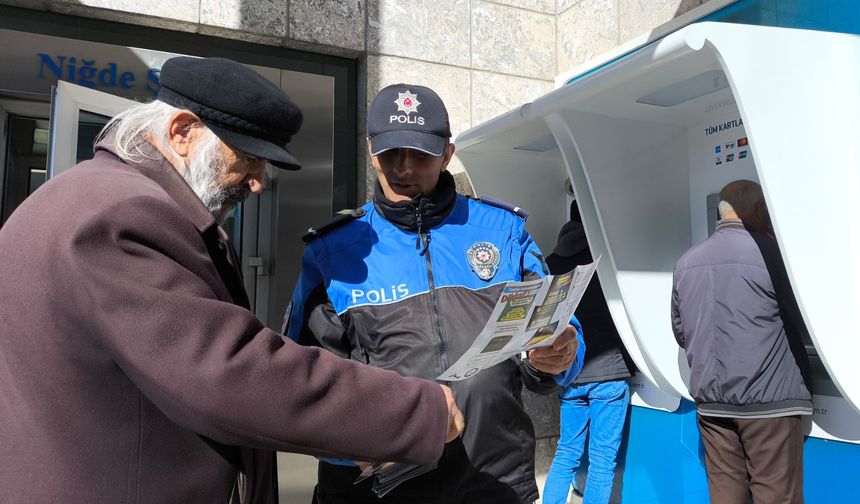 Niğde Emniyetinden Vatandaşlara Dolandırıcılık Uyarısı