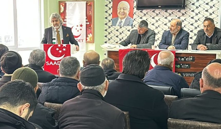 Saadet Partisi Niğde Merkez İlçe Kongresi Yapıldı.