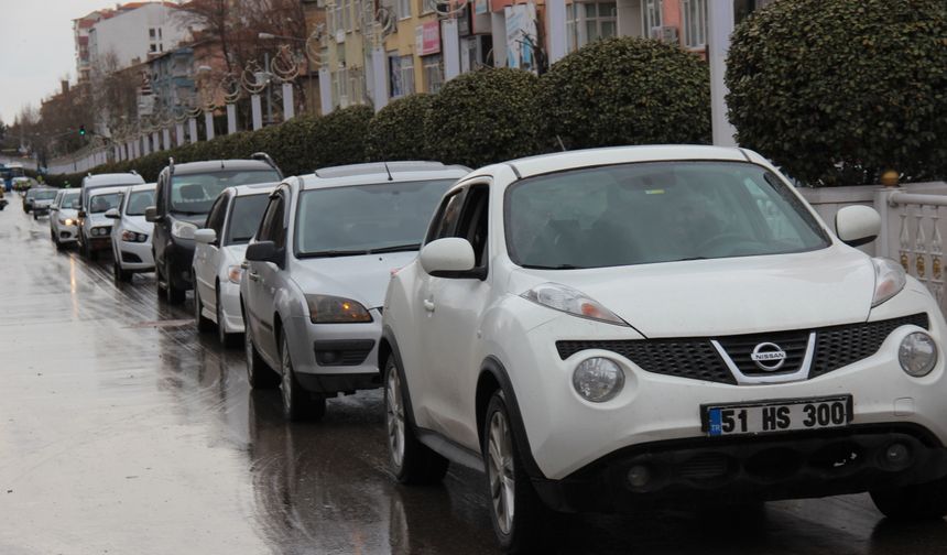 Niğde’de trafiğe kayıtlı araç sayısı 141 bine yükseldi