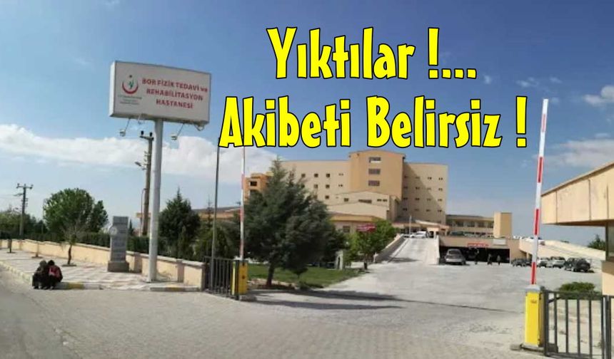 Yıkılan hastanenin akıbeti belirsiz