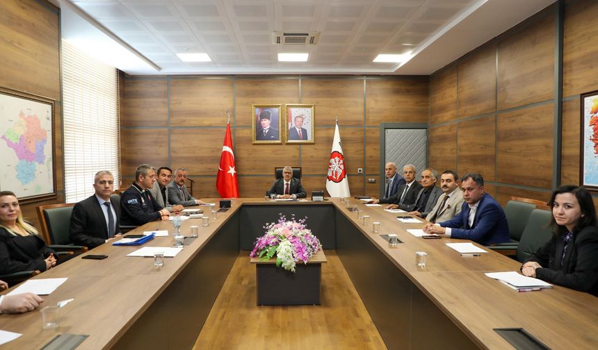 İl Toprak Koruma Kurulu Toplantısı Valilikte Gerçekleştirildi