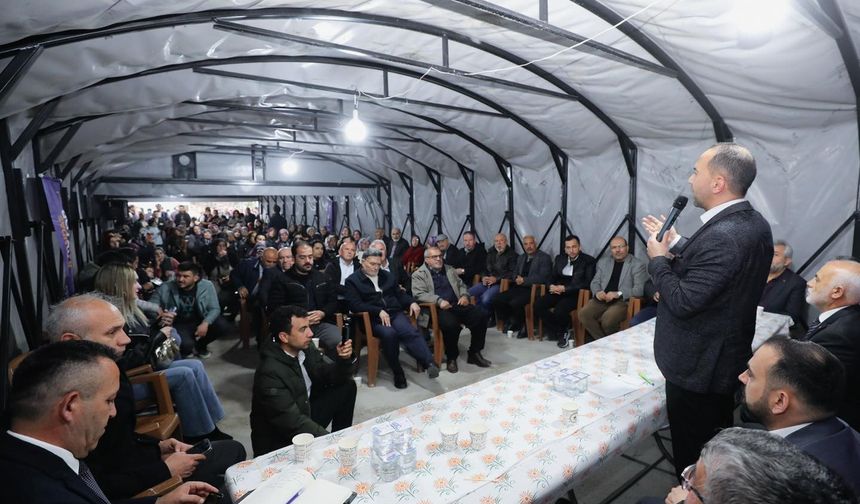 Başkan Özdemir, İnönü Mahallesinde Vatandaşlarla Buluştu