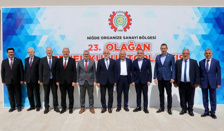Niğde OSB 23. Olağan Genel Kurulu Gerçekleştirildi
