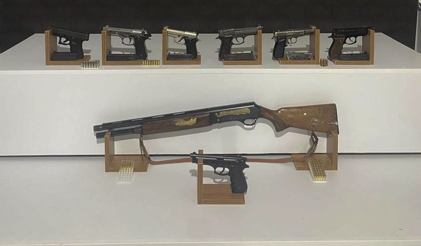Niğde'de Silah Kaçakçılarına Operasyon ; 8 Gözaltı