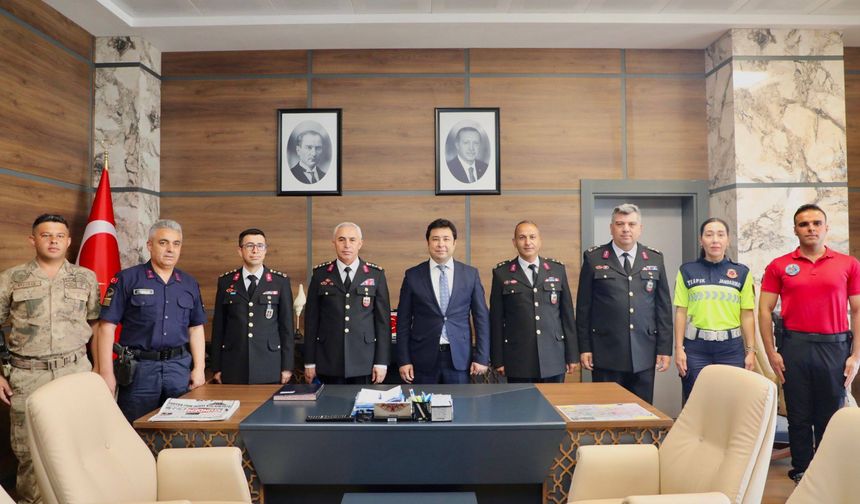 Jandarma Teşkilatının 186. Kuruluş Yıl Dönümünde Vali Vekiline Ziyaret