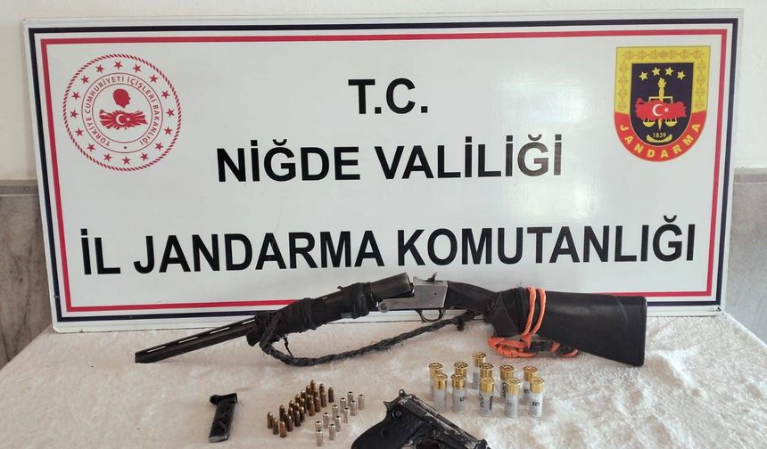 Ulukışla'da Ruhsatsız Silah Operasyonu: 1 Gözaltı
